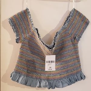 Plus Size Forever21 Off Shoulder Top